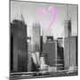 Luv Collection - New York City - Skyscrapers II-Philippe Hugonnard-Mounted Art Print