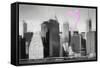 Luv Collection - New York City - Skyscrapers-Philippe Hugonnard-Framed Stretched Canvas