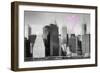 Luv Collection - New York City - Skyscrapers-Philippe Hugonnard-Framed Art Print