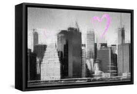 Luv Collection - New York City - Skyscrapers-Philippe Hugonnard-Framed Stretched Canvas