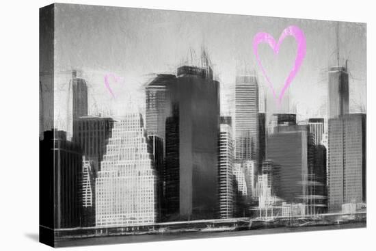 Luv Collection - New York City - Skyscrapers-Philippe Hugonnard-Stretched Canvas