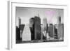 Luv Collection - New York City - Skyscrapers-Philippe Hugonnard-Framed Art Print