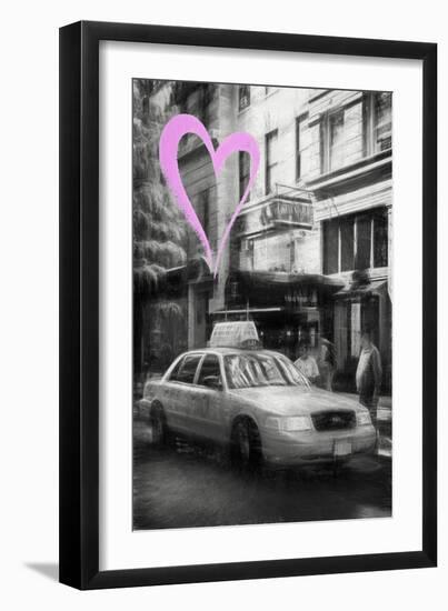 Luv Collection - New York City - Taxi Cabs-Philippe Hugonnard-Framed Art Print