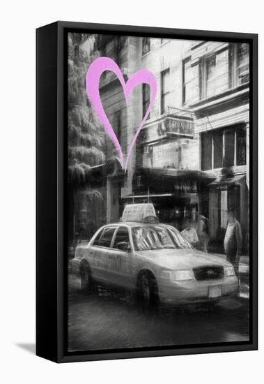 Luv Collection - New York City - Taxi Cabs-Philippe Hugonnard-Framed Stretched Canvas