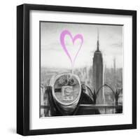 Luv Collection - New York City - Telescope II-Philippe Hugonnard-Framed Art Print