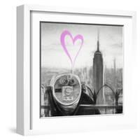 Luv Collection - New York City - Telescope II-Philippe Hugonnard-Framed Art Print