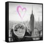 Luv Collection - New York City - Telescope II-Philippe Hugonnard-Framed Stretched Canvas