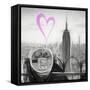 Luv Collection - New York City - Telescope II-Philippe Hugonnard-Framed Stretched Canvas