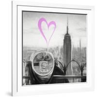 Luv Collection - New York City - Telescope II-Philippe Hugonnard-Framed Art Print