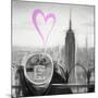 Luv Collection - New York City - Telescope II-Philippe Hugonnard-Mounted Art Print