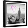 Luv Collection - New York City - Telescope II-Philippe Hugonnard-Framed Art Print