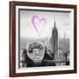 Luv Collection - New York City - Telescope II-Philippe Hugonnard-Framed Art Print