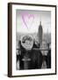 Luv Collection - New York City - Telescope-Philippe Hugonnard-Framed Art Print