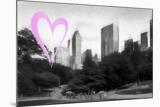 Luv Collection - New York City - The Central Park-Philippe Hugonnard-Mounted Art Print