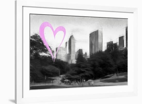 Luv Collection - New York City - The Central Park-Philippe Hugonnard-Framed Premium Giclee Print