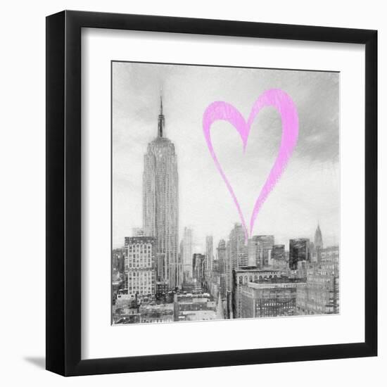 Luv Collection - New York City - The Cityscape II-Philippe Hugonnard-Framed Art Print