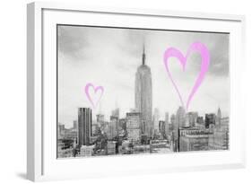 Luv Collection - New York City - The Cityscape-Philippe Hugonnard-Framed Art Print