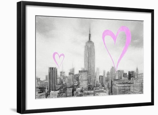 Luv Collection - New York City - The Cityscape-Philippe Hugonnard-Framed Art Print