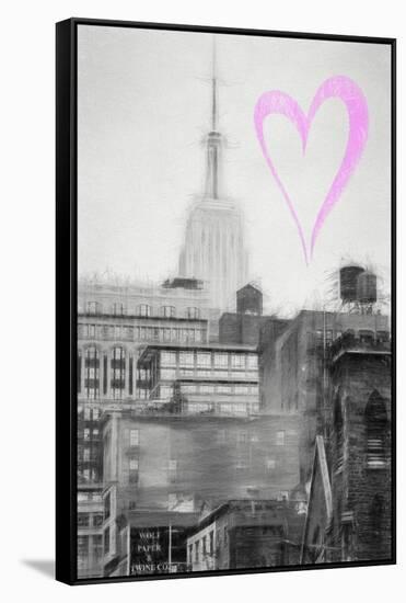 Luv Collection - New York City - The Empire State Building II-Philippe Hugonnard-Framed Stretched Canvas