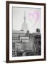 Luv Collection - New York City - The Empire State Building II-Philippe Hugonnard-Framed Art Print