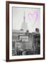 Luv Collection - New York City - The Empire State Building II-Philippe Hugonnard-Framed Art Print