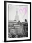 Luv Collection - New York City - The Empire State Building II-Philippe Hugonnard-Framed Art Print