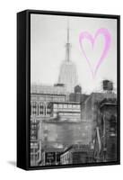 Luv Collection - New York City - The Empire State Building II-Philippe Hugonnard-Framed Stretched Canvas