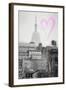 Luv Collection - New York City - The Empire State Building II-Philippe Hugonnard-Framed Art Print
