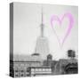 Luv Collection - New York City - The Empire State Building III-Philippe Hugonnard-Stretched Canvas