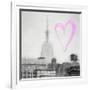 Luv Collection - New York City - The Empire State Building III-Philippe Hugonnard-Framed Art Print