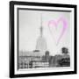 Luv Collection - New York City - The Empire State Building III-Philippe Hugonnard-Framed Art Print