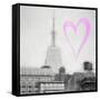 Luv Collection - New York City - The Empire State Building III-Philippe Hugonnard-Framed Stretched Canvas