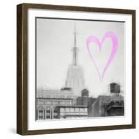 Luv Collection - New York City - The Empire State Building III-Philippe Hugonnard-Framed Art Print