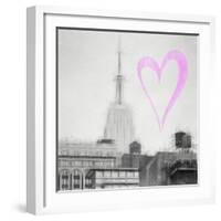 Luv Collection - New York City - The Empire State Building III-Philippe Hugonnard-Framed Art Print