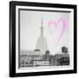 Luv Collection - New York City - The Empire State Building III-Philippe Hugonnard-Framed Art Print