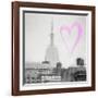Luv Collection - New York City - The Empire State Building III-Philippe Hugonnard-Framed Art Print