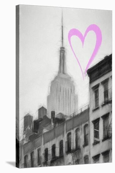 Luv Collection - New York City - The Empire State Building-Philippe Hugonnard-Stretched Canvas