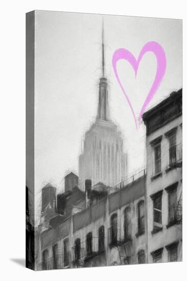 Luv Collection - New York City - The Empire State Building-Philippe Hugonnard-Stretched Canvas