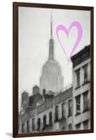 Luv Collection - New York City - The Empire State Building-Philippe Hugonnard-Framed Art Print