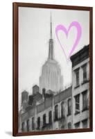 Luv Collection - New York City - The Empire State Building-Philippe Hugonnard-Framed Art Print