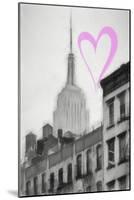 Luv Collection - New York City - The Empire State Building-Philippe Hugonnard-Mounted Art Print