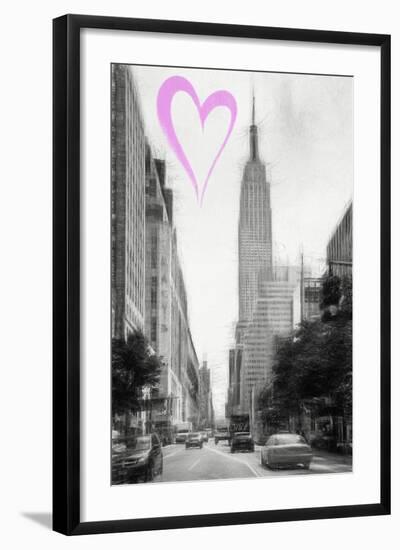 Luv Collection - New York City - The Empire Street-Philippe Hugonnard-Framed Art Print