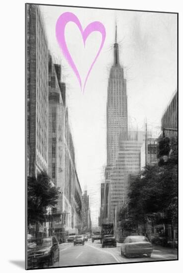 Luv Collection - New York City - The Empire Street-Philippe Hugonnard-Mounted Art Print