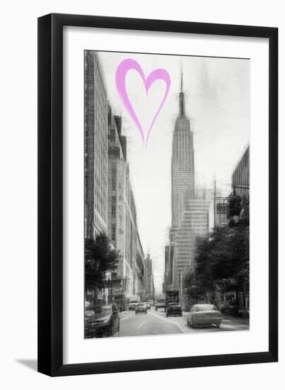 Luv Collection - New York City - The Empire Street-Philippe Hugonnard-Framed Art Print