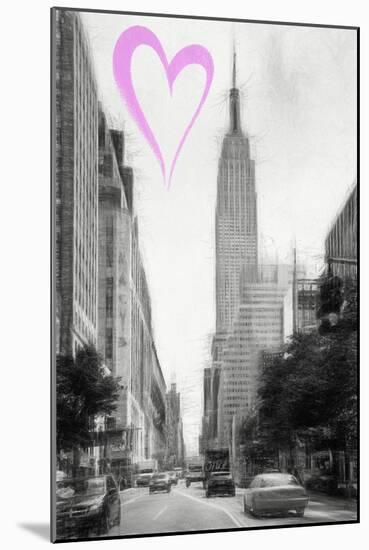 Luv Collection - New York City - The Empire Street-Philippe Hugonnard-Mounted Art Print