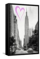 Luv Collection - New York City - The Empire Street-Philippe Hugonnard-Framed Stretched Canvas