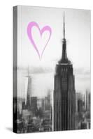 Luv Collection - New York City - The Empire-Philippe Hugonnard-Stretched Canvas