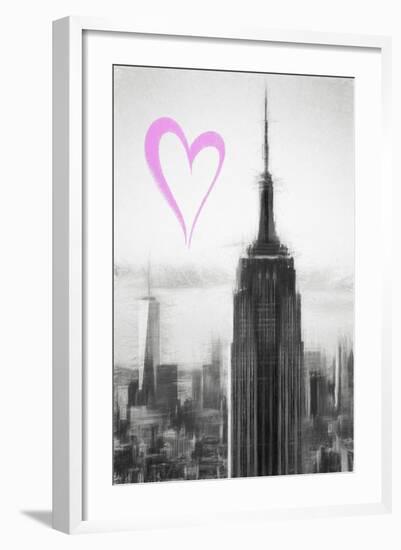 Luv Collection - New York City - The Empire-Philippe Hugonnard-Framed Art Print