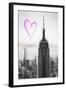 Luv Collection - New York City - The Empire-Philippe Hugonnard-Framed Art Print