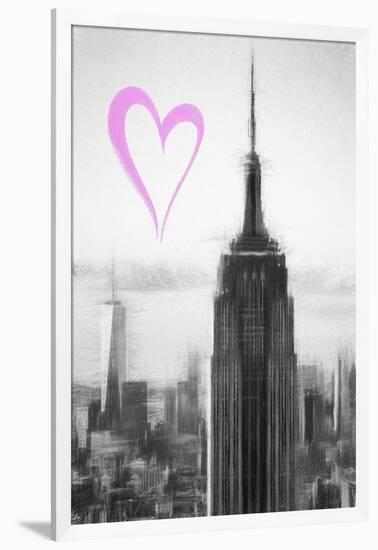 Luv Collection - New York City - The Empire-Philippe Hugonnard-Framed Art Print